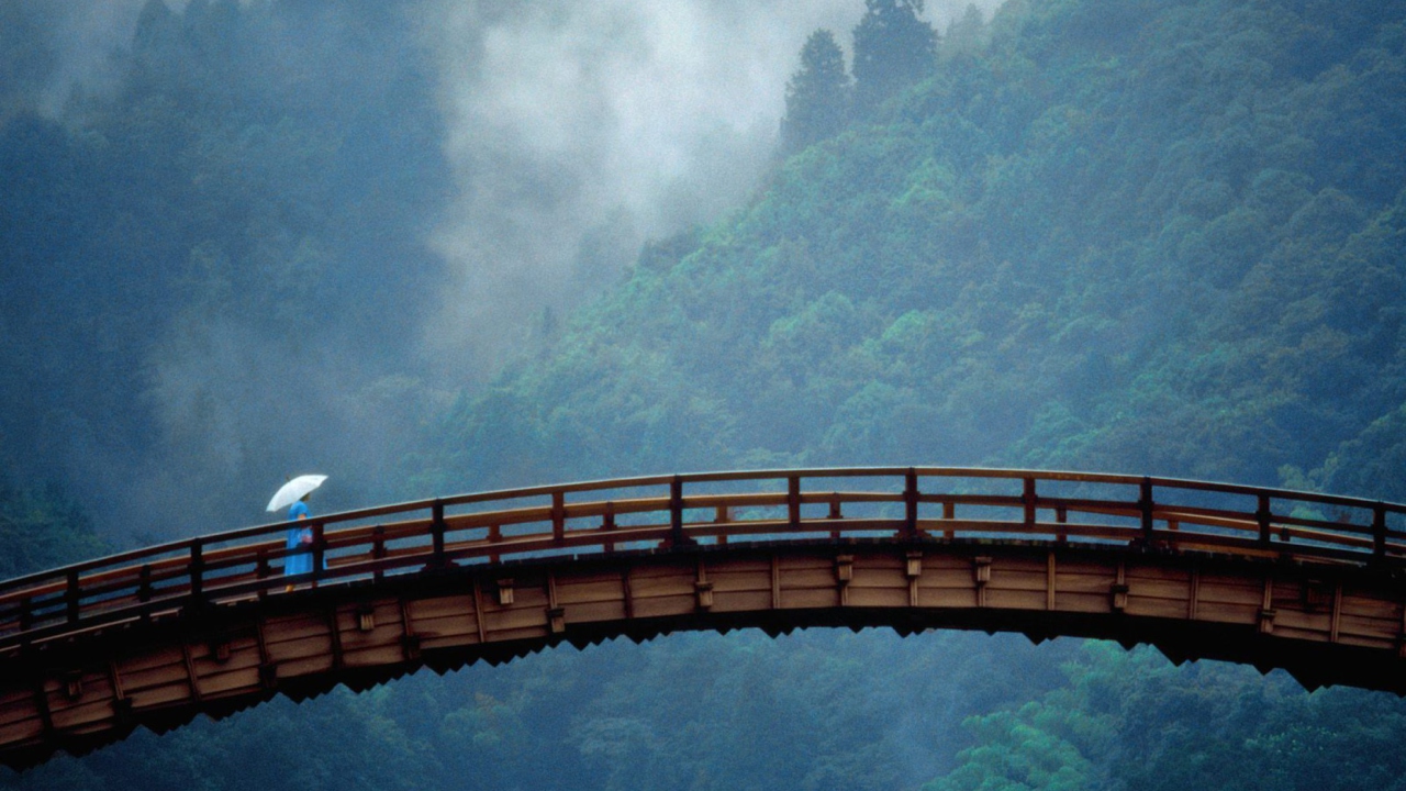 Das Kintai Bridge Japan Wallpaper 1280x720