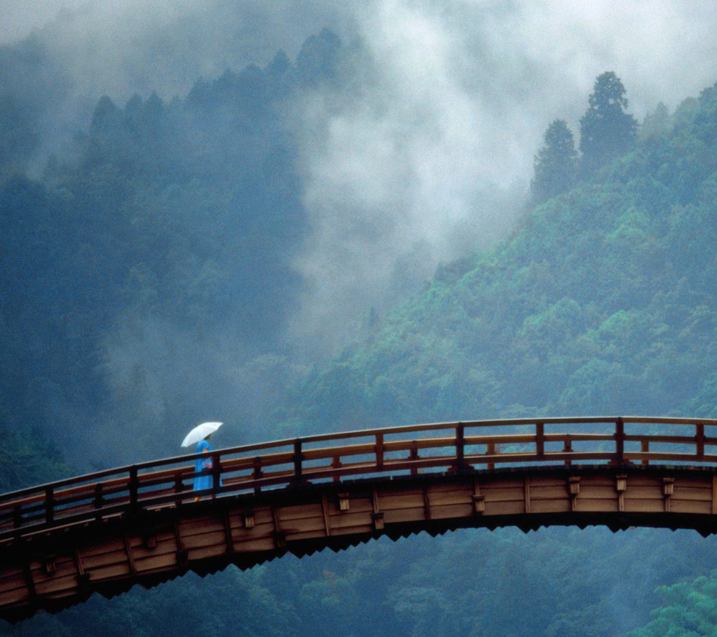 Das Kintai Bridge Japan Wallpaper 1440x1280