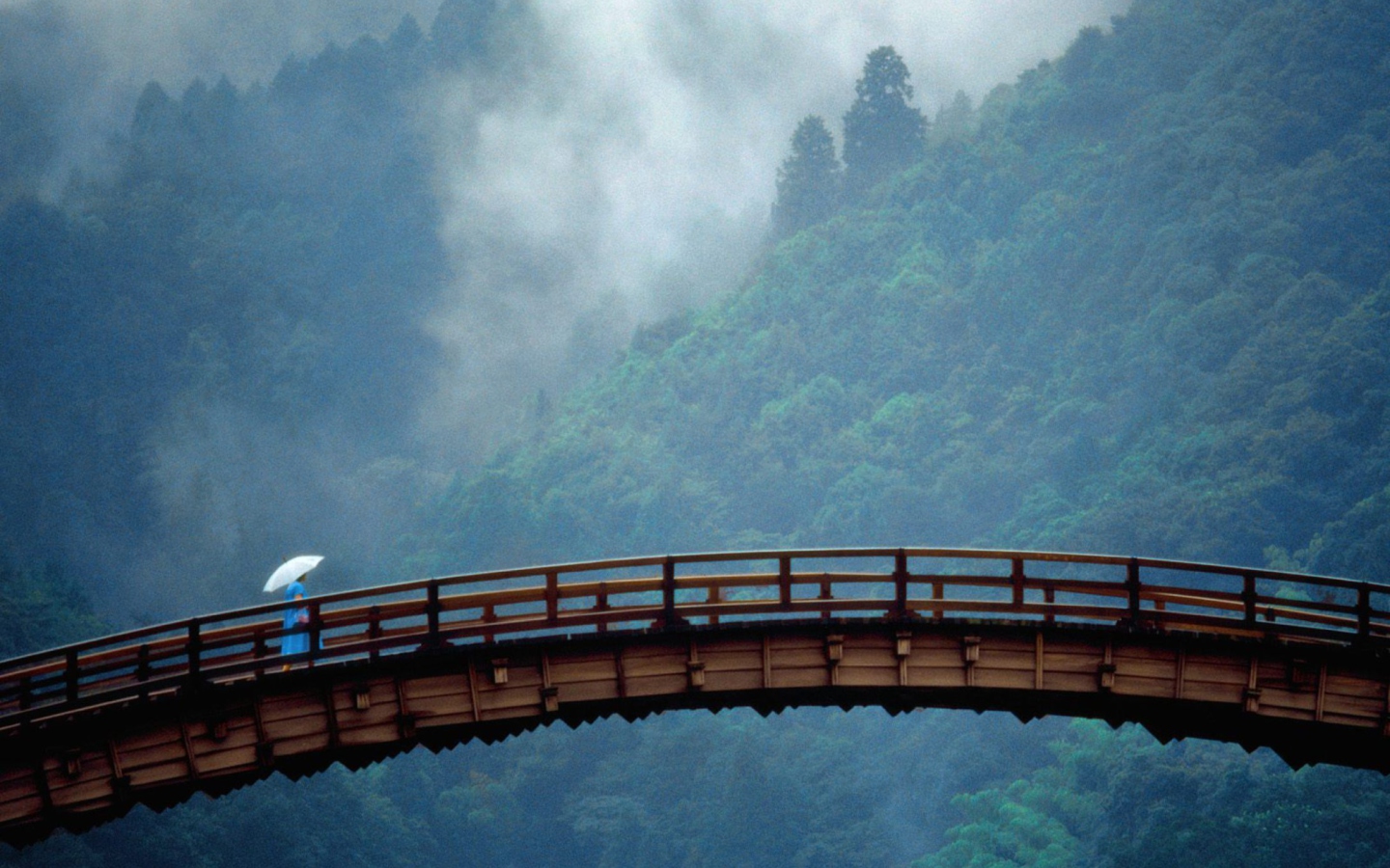 Das Kintai Bridge Japan Wallpaper 1440x900