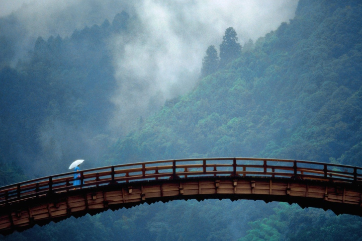 Обои Kintai Bridge Japan
