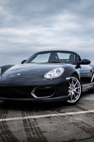 Porsche Boxster Spyder wallpaper 320x480