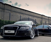 Fondo de pantalla Audi A8 and Bentley, One Platform 176x144