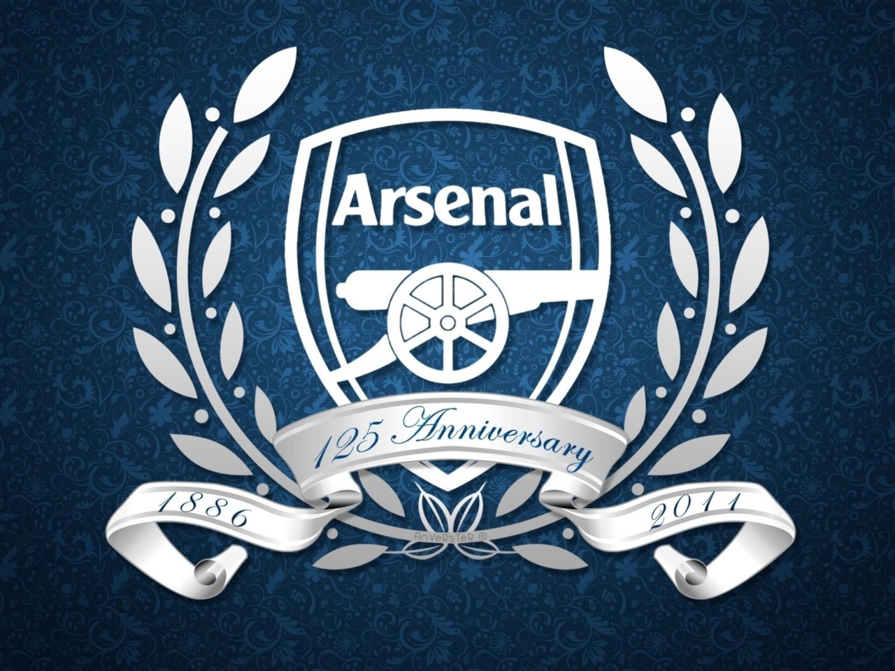 Arsenal Anniversary Logo wallpaper 1280x960