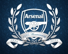 Das Arsenal Anniversary Logo Wallpaper 220x176