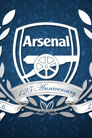 Screenshot №1 pro téma Arsenal Anniversary Logo 320x480