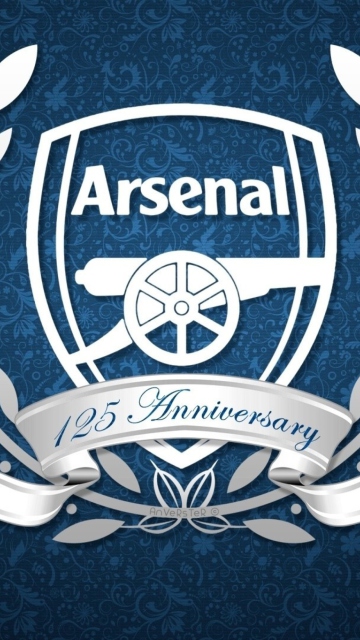 Arsenal Anniversary Logo wallpaper 360x640