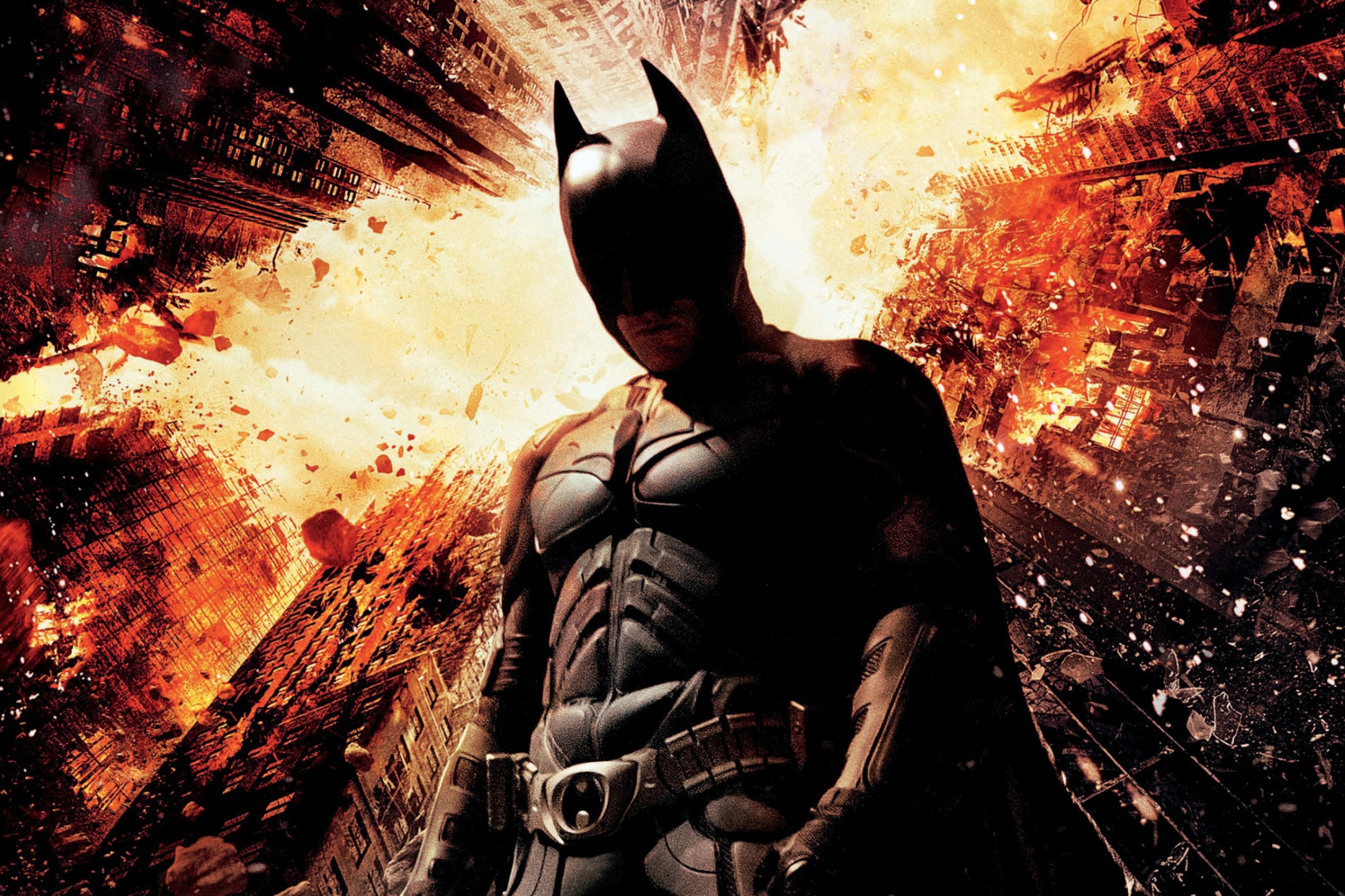Das Christian Bale Dark Knight Rises Wallpaper 2880x1920