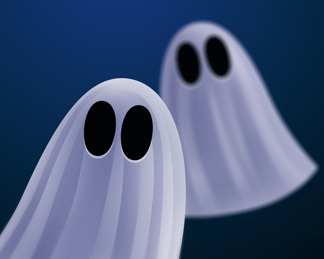 Ghosts Blue wallpaper 1280x1024