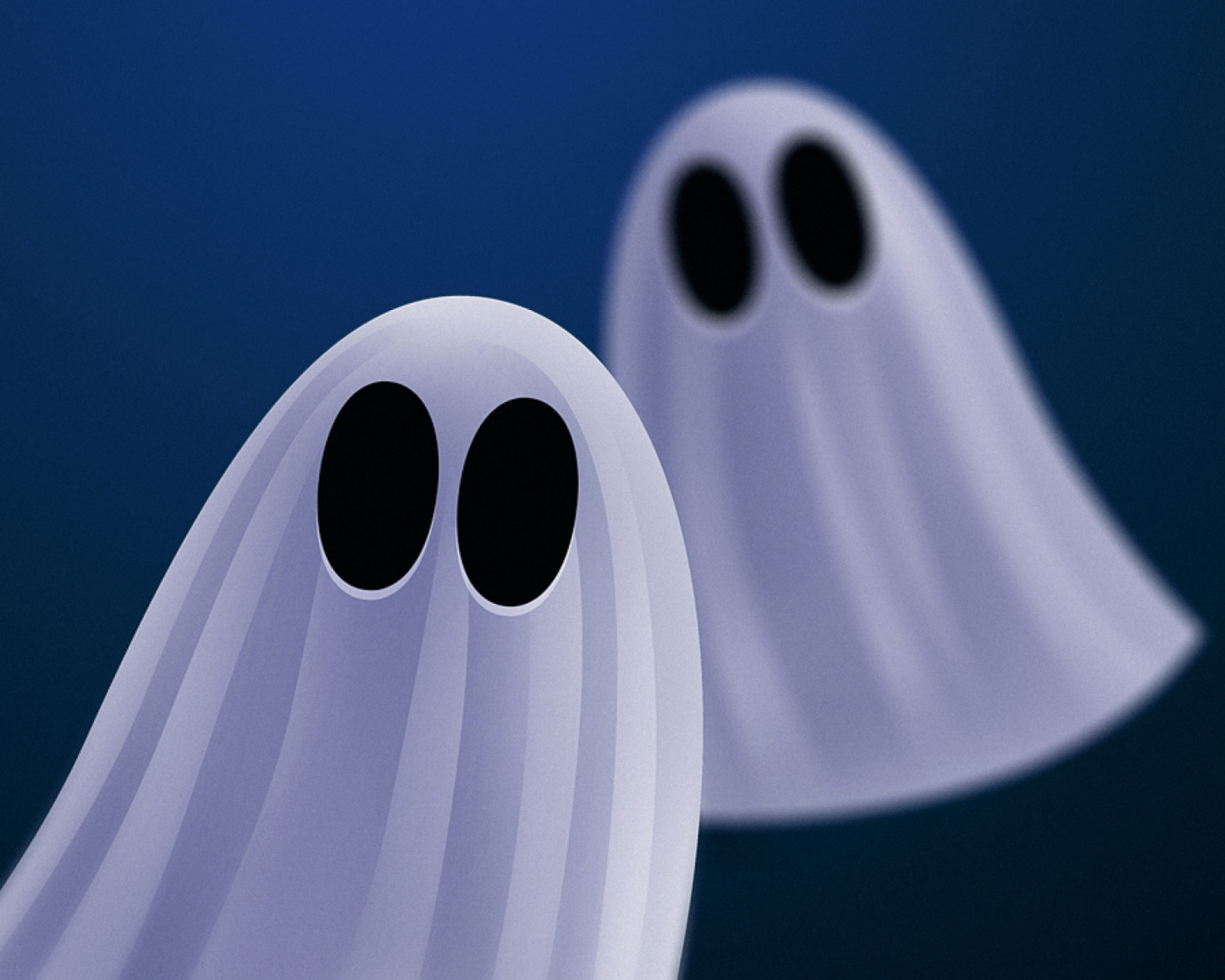 Screenshot №1 pro téma Ghosts Blue 1600x1280