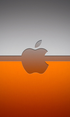Das Apple Mac Emblem Wallpaper 240x400