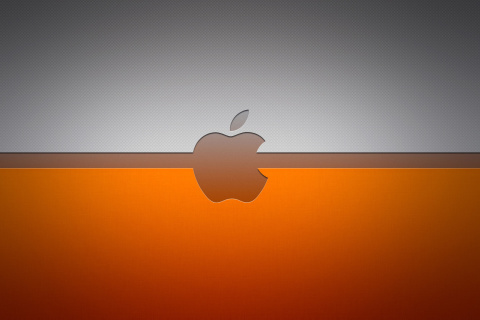 Apple Mac Emblem wallpaper 480x320