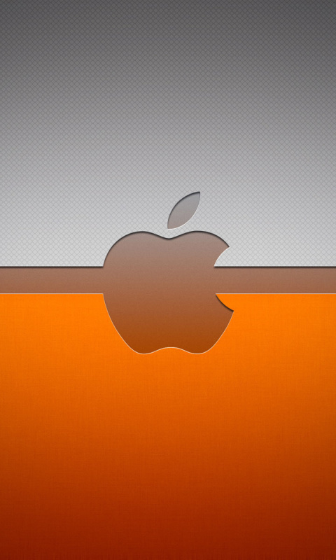 Apple Mac Emblem wallpaper 480x800