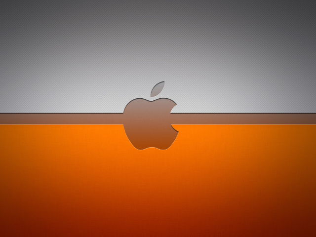 Apple Mac Emblem wallpaper 640x480