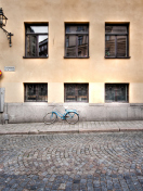 Обои Bicycle On The Street 132x176