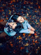 Обои Autumn Couple's Portrait 132x176