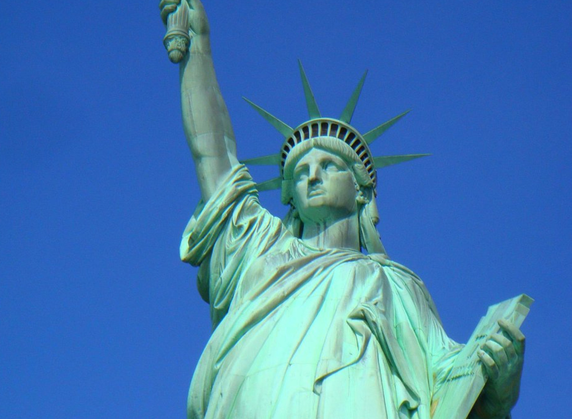Обои Statue Of Liberty 1920x1408