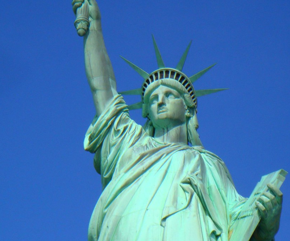 Das Statue Of Liberty Wallpaper 960x800