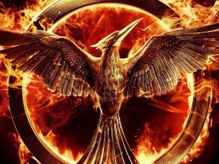 Das The Hunger Games Mockingjay Wallpaper 320x240