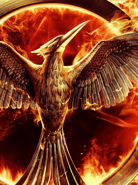 The Hunger Games Mockingjay wallpaper 480x640