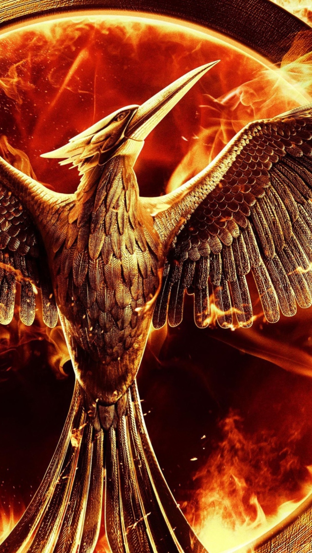 Das The Hunger Games Mockingjay Wallpaper 640x1136