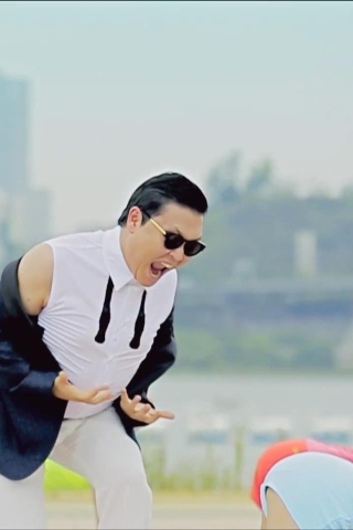 Das Gangnam Video Wallpaper 320x480