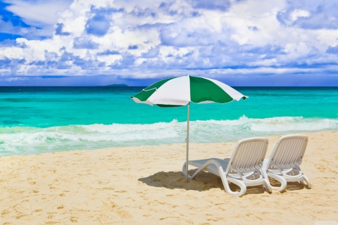 Perfect Day For Beach wallpaper 480x320