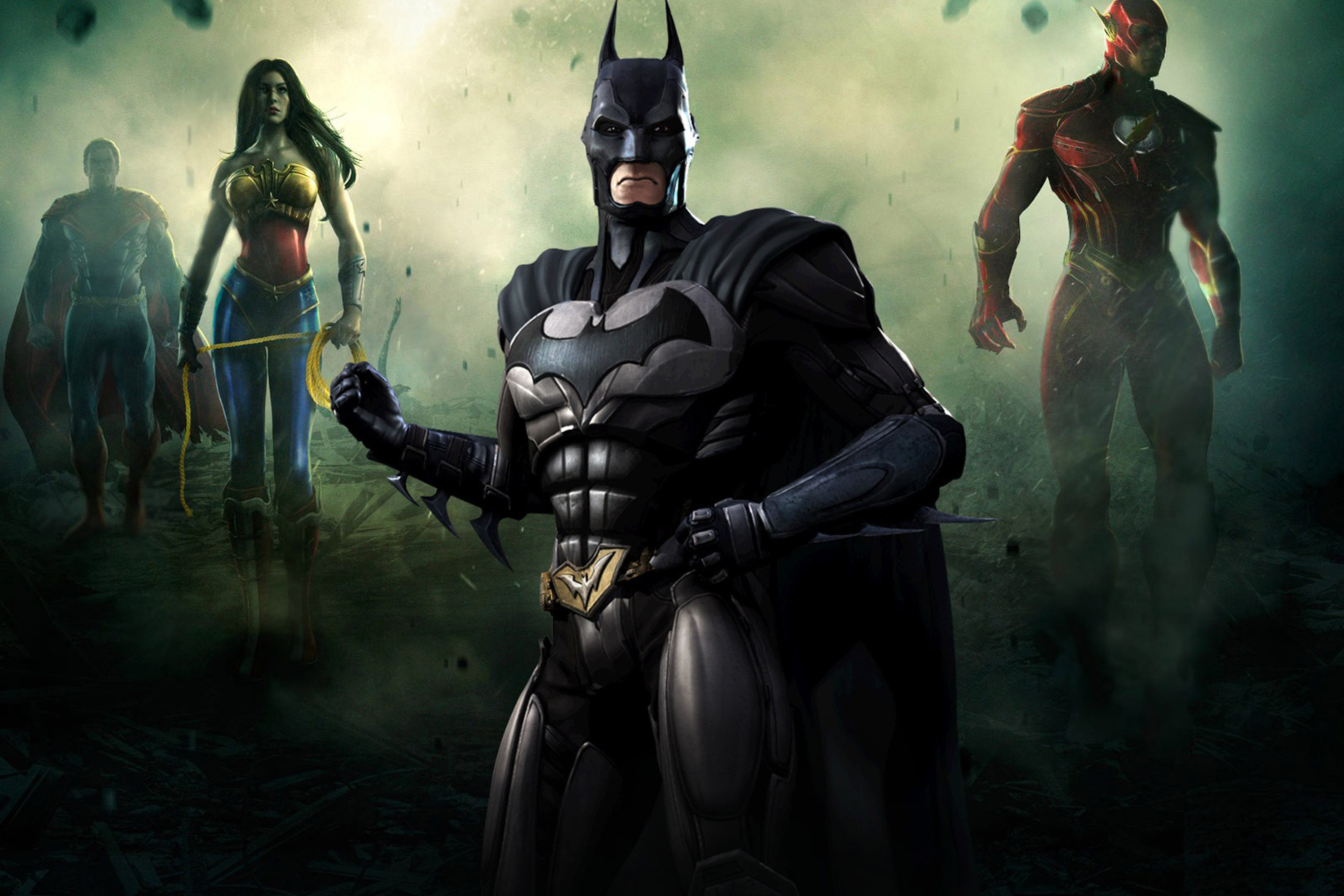 Обои Injustice Gods Among Us - Batman 2880x1920