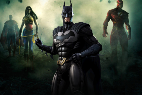 Das Injustice Gods Among Us - Batman Wallpaper 480x320