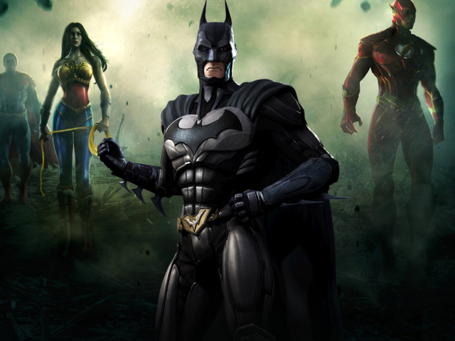 Обои Injustice Gods Among Us - Batman 640x480