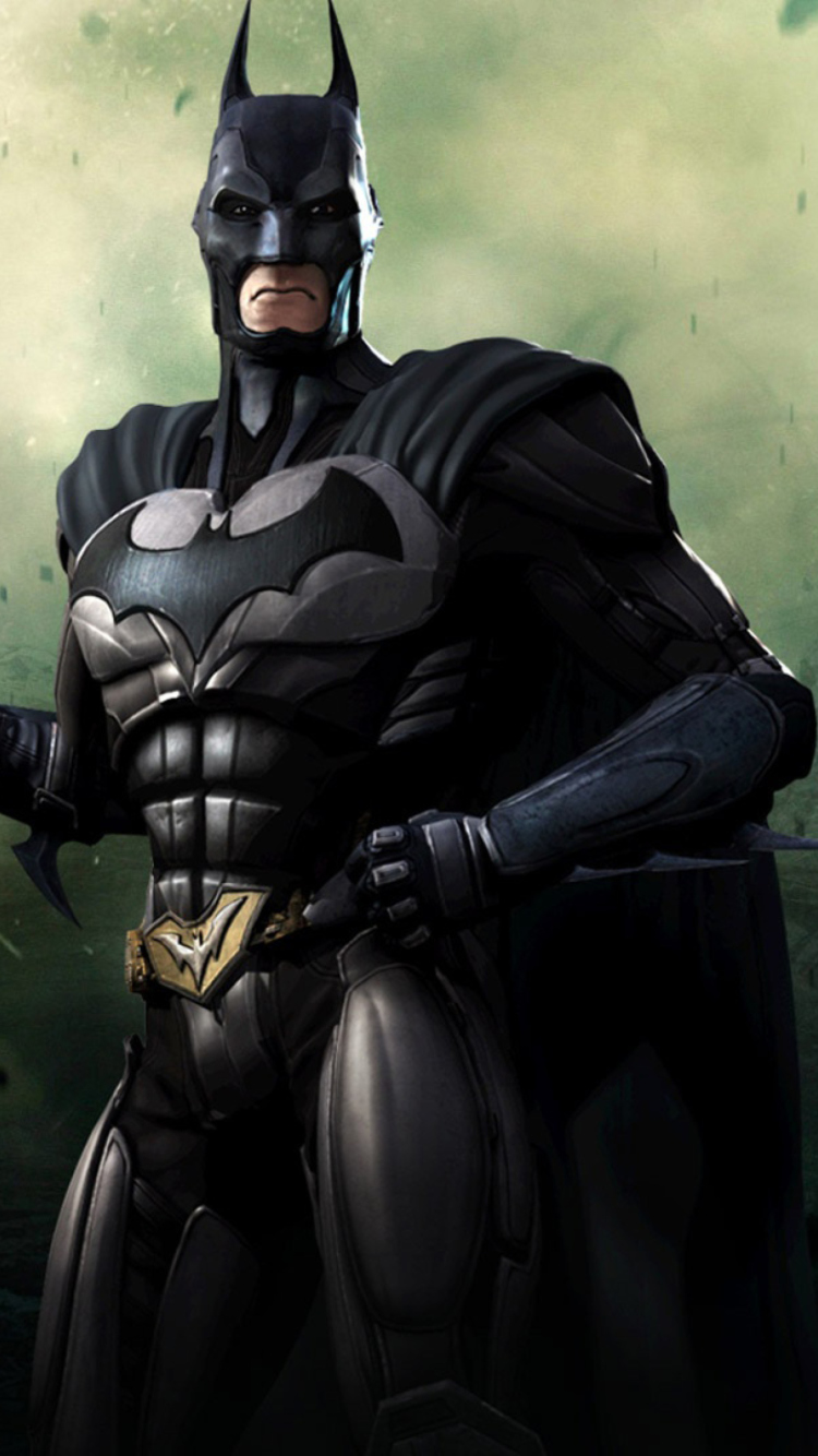 Обои Injustice Gods Among Us - Batman 750x1334