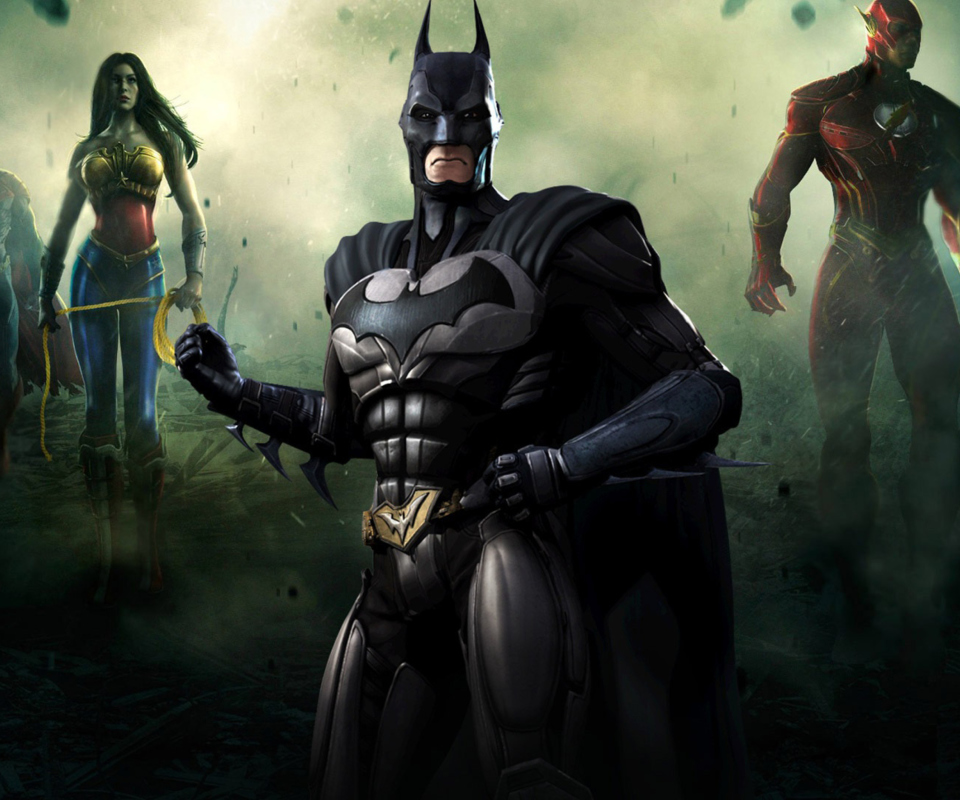 Обои Injustice Gods Among Us - Batman 960x800