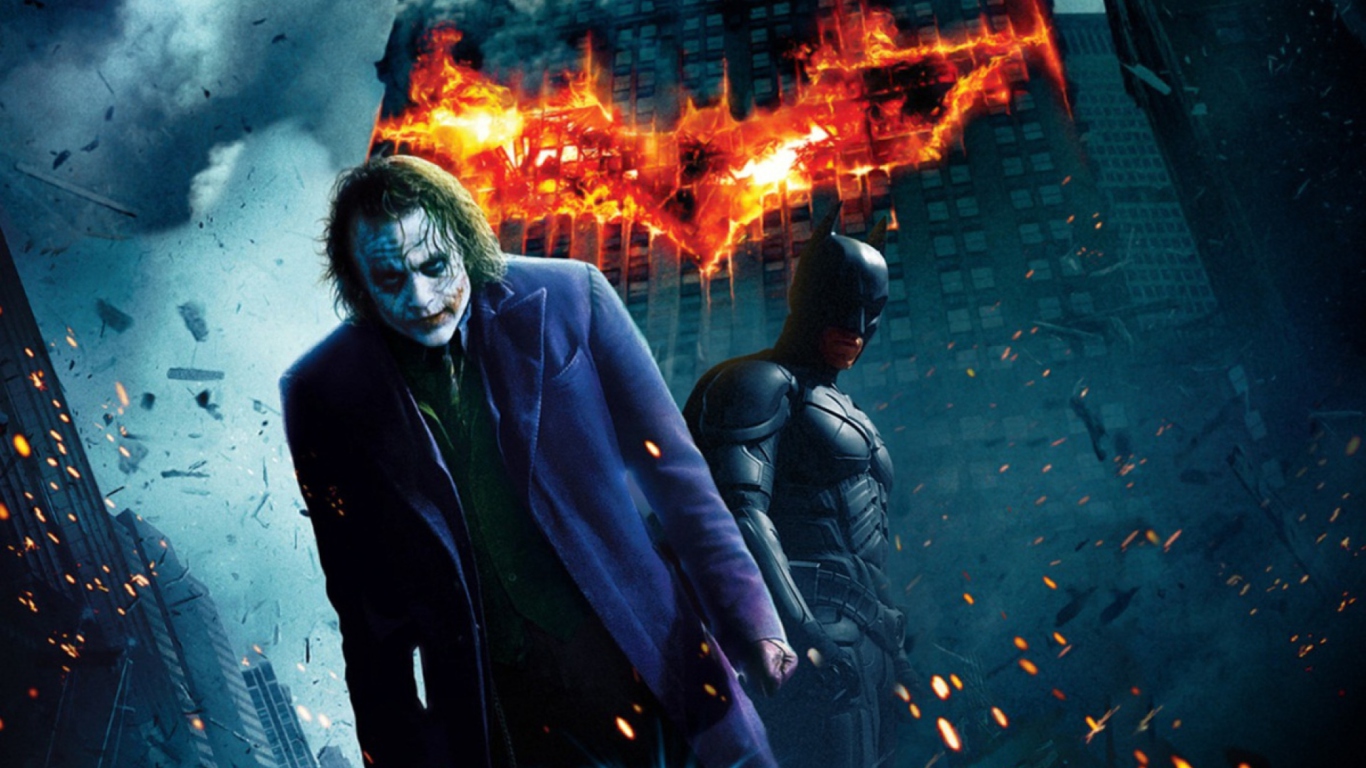 Sfondi Batman And Joker 1366x768