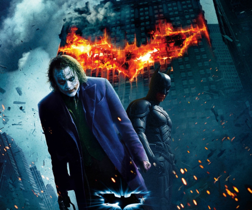 Das Batman And Joker Wallpaper 960x800