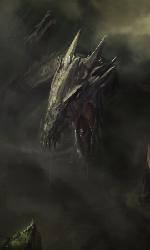 Das Monster Hydra Wallpaper 480x800