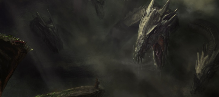 Monster Hydra wallpaper 720x320