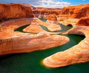Fondo de pantalla Grand Canyon Colorado River 176x144