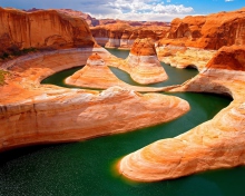Das Grand Canyon Colorado River Wallpaper 220x176