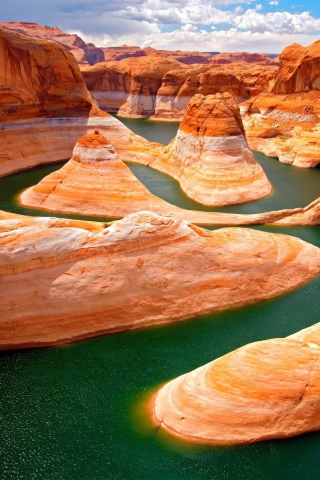 Sfondi Grand Canyon Colorado River 320x480