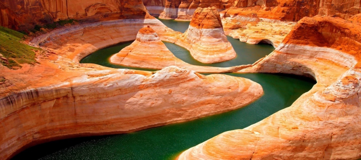 Das Grand Canyon Colorado River Wallpaper 720x320