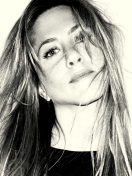 Jennifer Aniston Black And White Portrait wallpaper 132x176