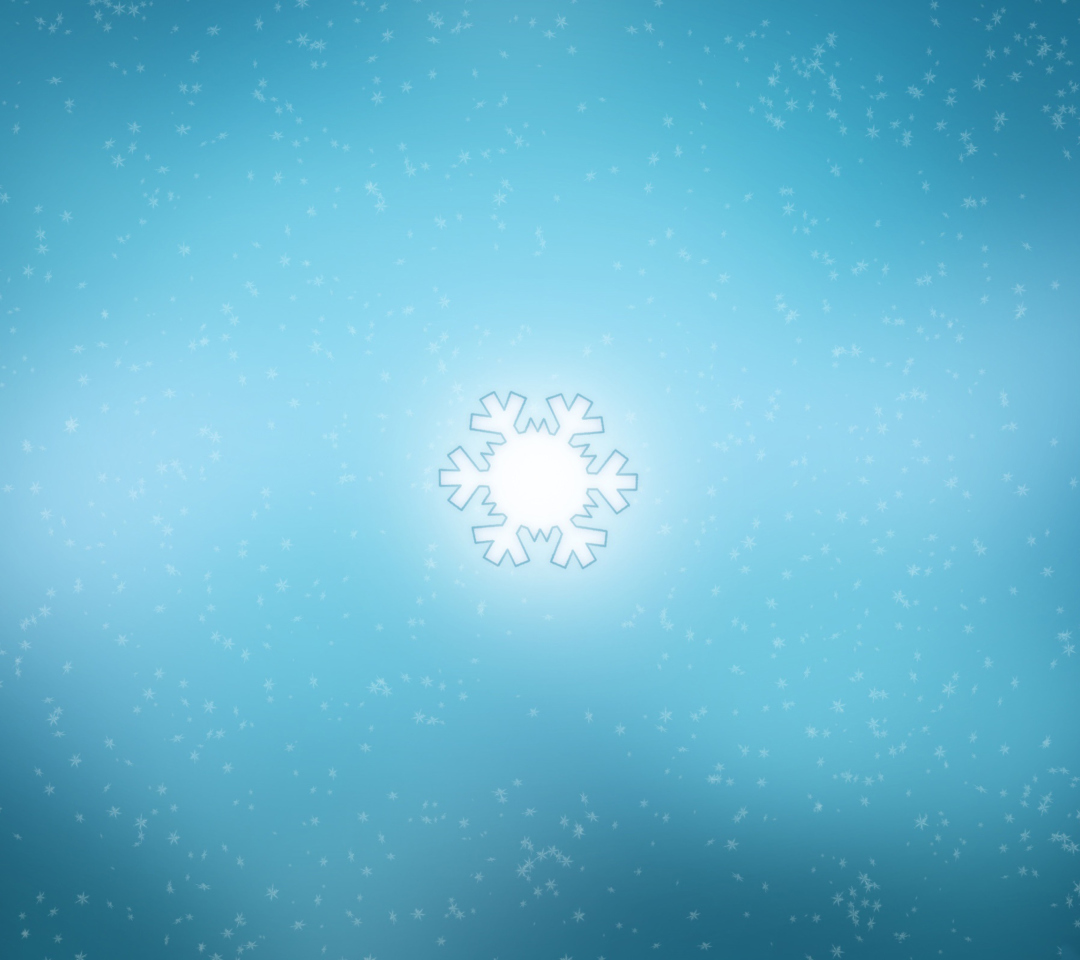 Sfondi Snowflake 1080x960