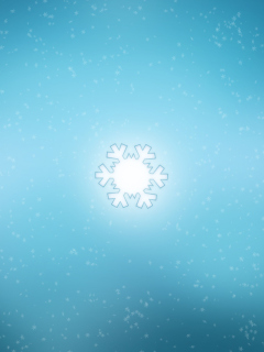 Das Snowflake Wallpaper 240x320