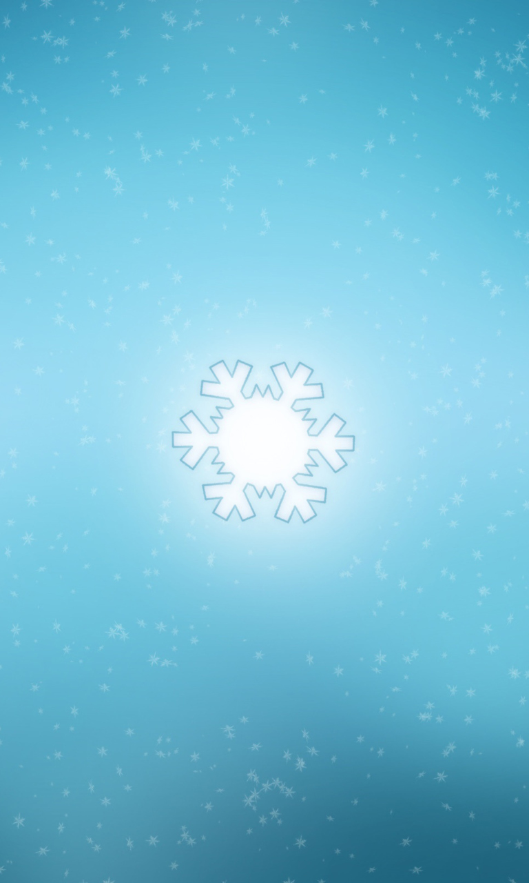 Snowflake wallpaper 768x1280