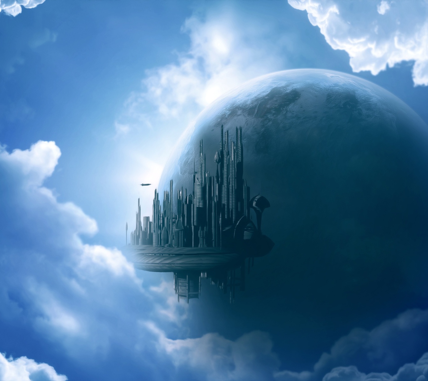 Sky City wallpaper 1440x1280