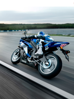 Das Yamaha YZF R6 Wallpaper 240x320