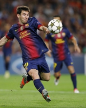 Fondo de pantalla Lionel Messi, Barcelona 176x220