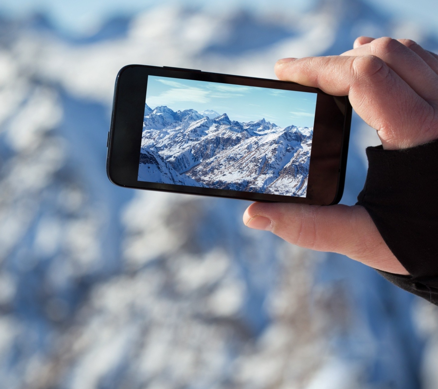 Das Glaciers photo on phone Wallpaper 1440x1280