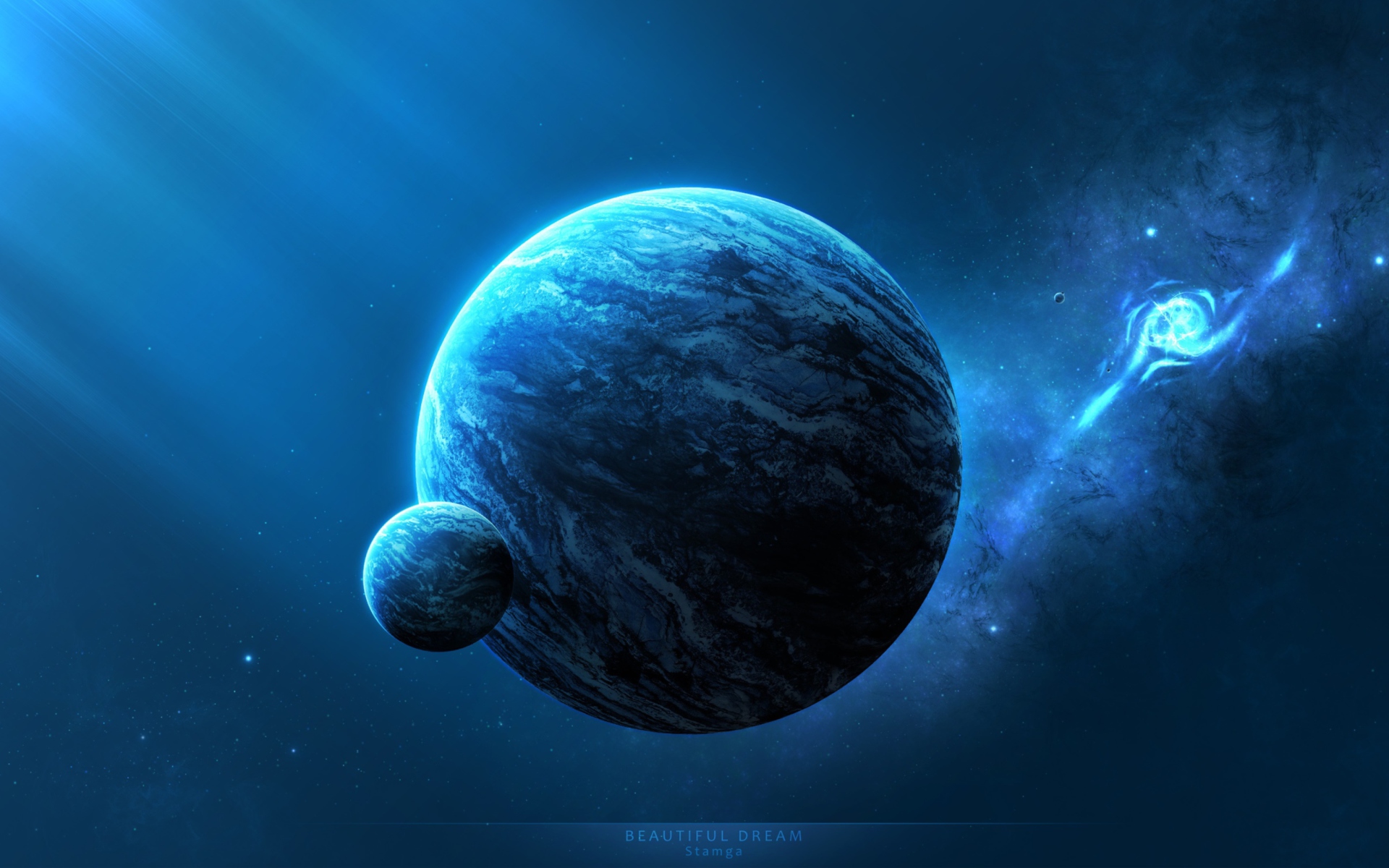 Blue Space screenshot #1 1920x1200