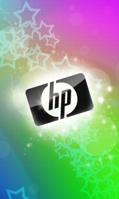 Das Rainbow Hp Logo Wallpaper 240x400