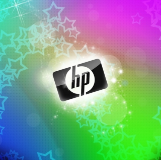Rainbow Hp Logo sfondi gratuiti per 1024x1024